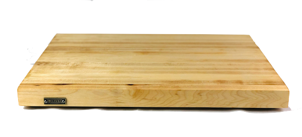 Large Maple Butcher Block Cutting Board With Rubber Feet 24 x 18 x